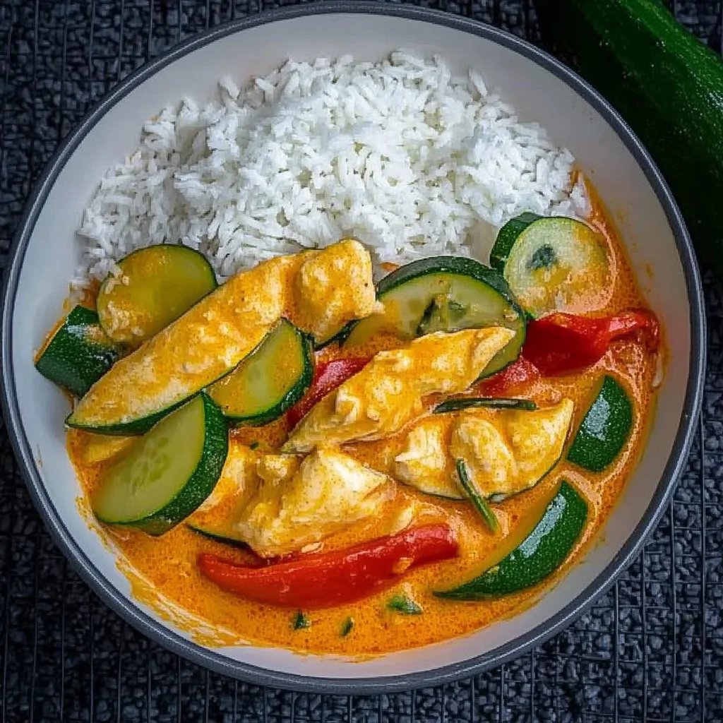 Paprika, Zucchini und Sahnehähnchen: Ein Unglaubliches Ultimatives Rezept für 4 Personen