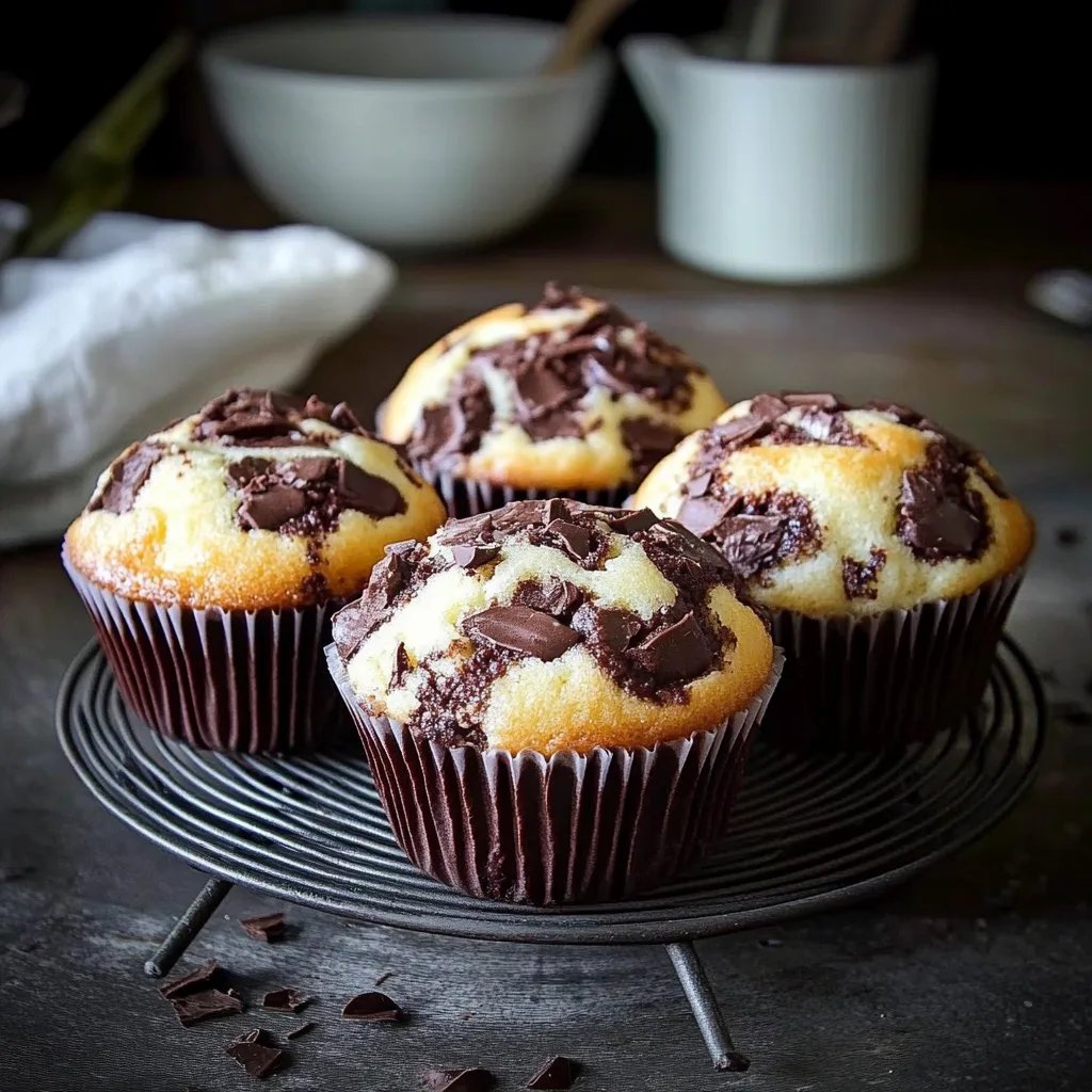 Schoko Käsekuchen Muffins