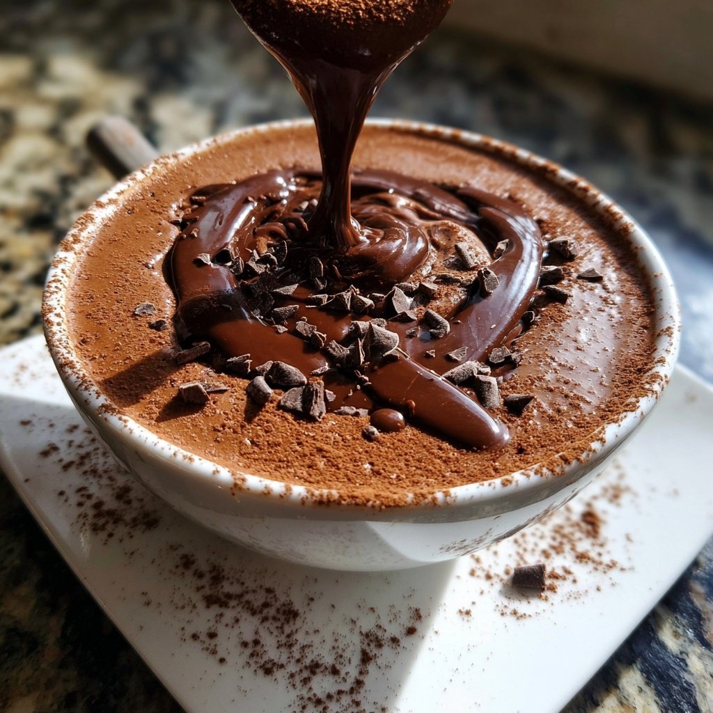 Cremige italienische Schokolade