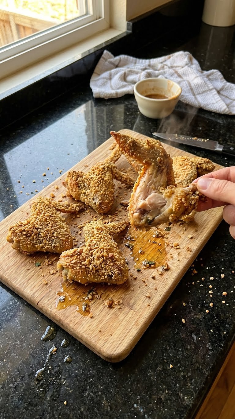 Edel Panierte Mandel Hähnchenflügel