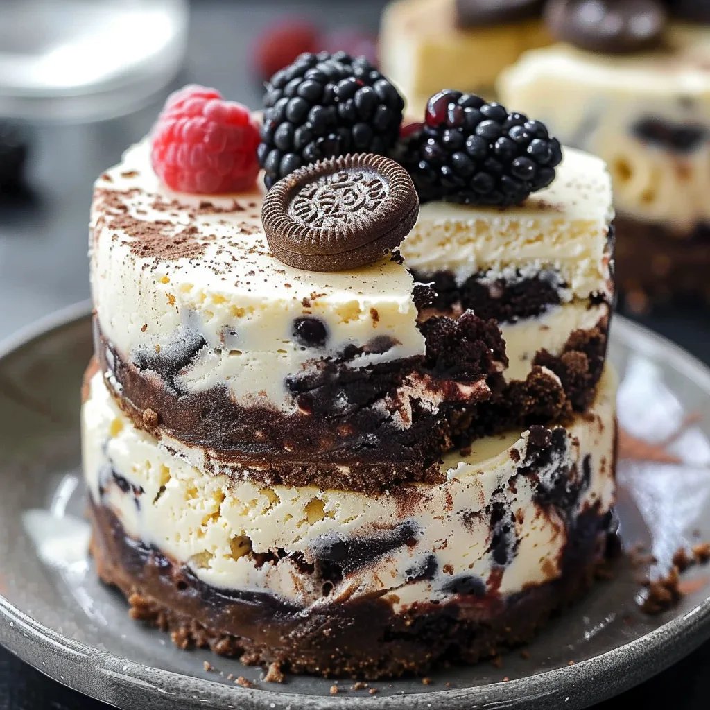 Oreo-Käsekuchen-Häppchen