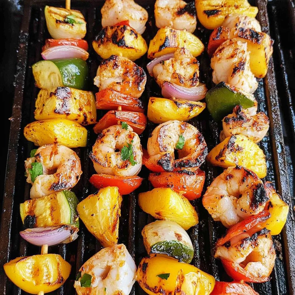 Gegrillte Garnelen- und Ananasspieße: Ein Unglaubliches Ultimatives Rezept