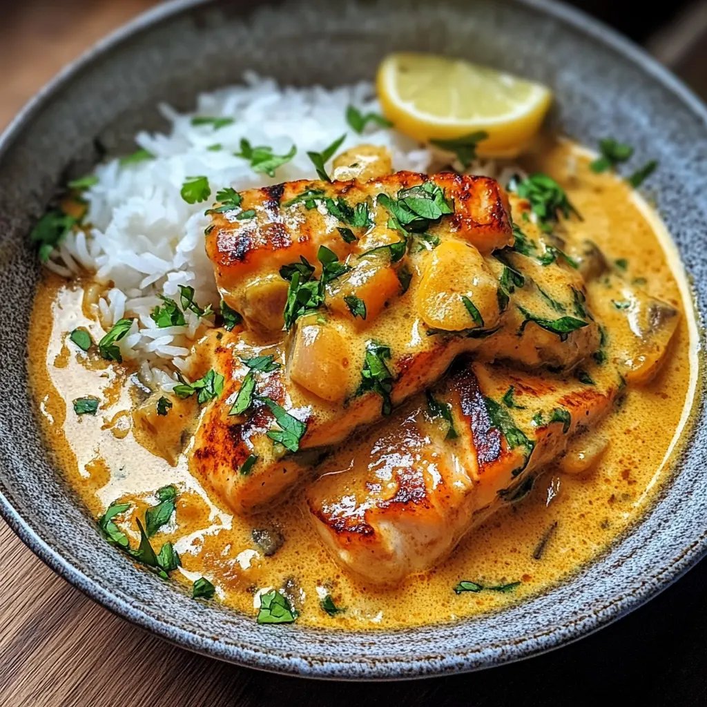 Kokos-Curry-Lachs mit Knoblauchbutter: Ein Unglaubliches Ultimatives Rezept