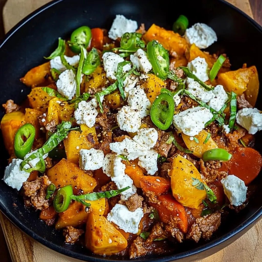 Kürbis Hackfleisch Pfanne mit Feta: Ein Unglaublich Ultimatives Rezept