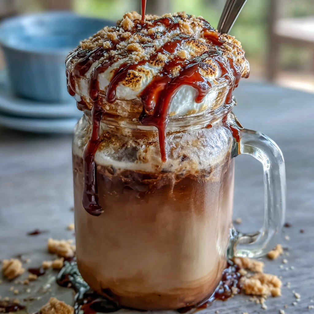 Getoasteter Marshmallow Cold Brew