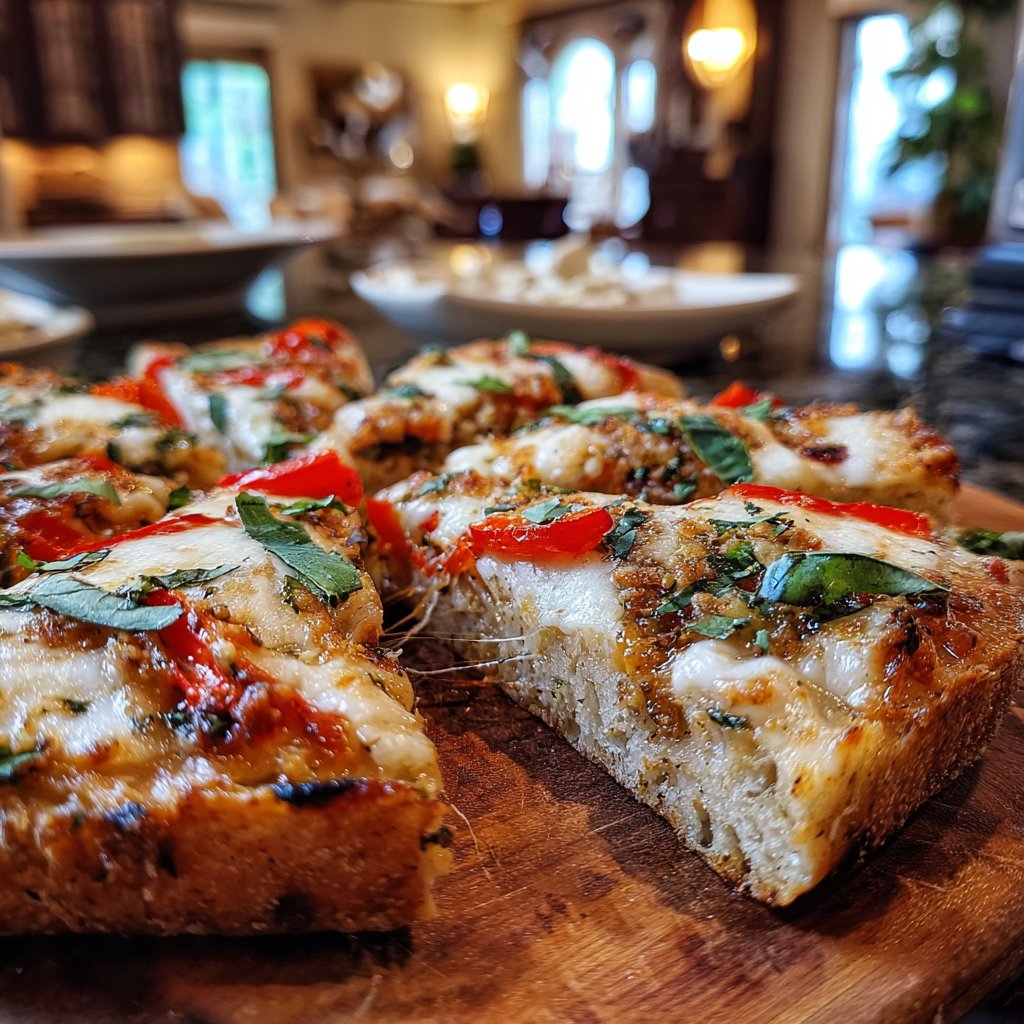 Cheesy Veggie Flatbread