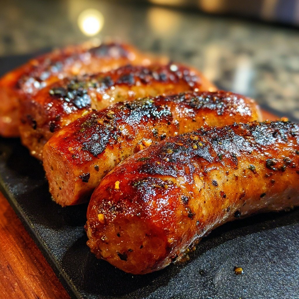 Schwarzäugige Bohnen mit Speck Wurst