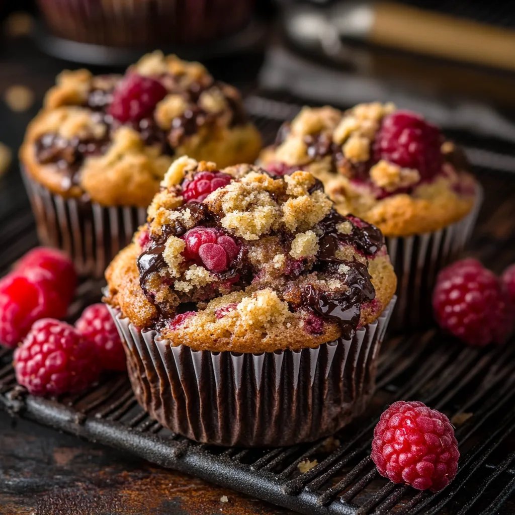 Dunkle Schokoladenstückchen Himbeerküchlein: Ein Unglaubliches Ultimatives Rezept
