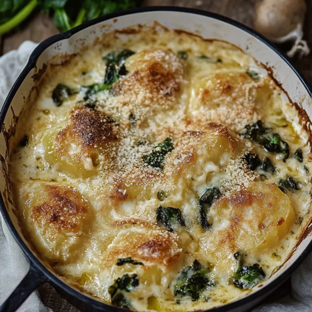 Grünkohlauflauf mit Kartoffeln