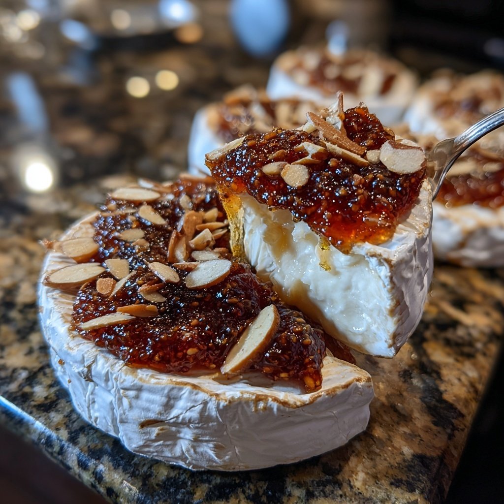 Brie und Feigen Marmelade Törtchen