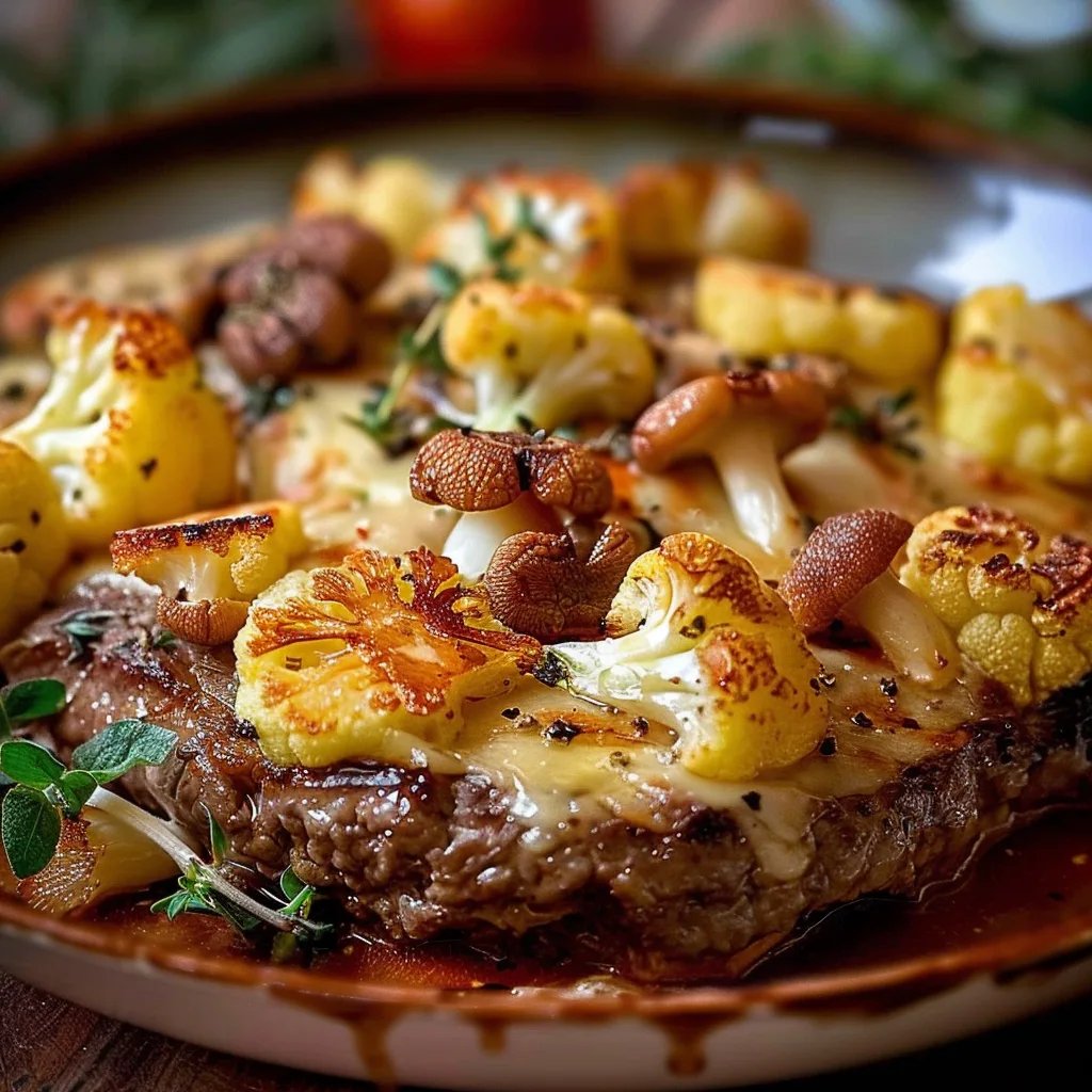 Deftiger Blumenkohl-Hackfleisch-Auflauf