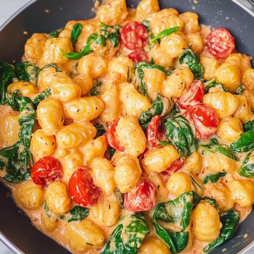 Gnocchi-Pfanne mit Tomaten und Spinat: Ein Unglaubliches Ultimatives Rezept