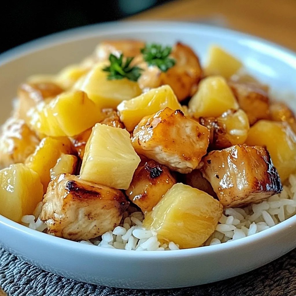 Ananas-Hähnchen mit Reis: Ein Unglaubliches Ultimatives Rezept