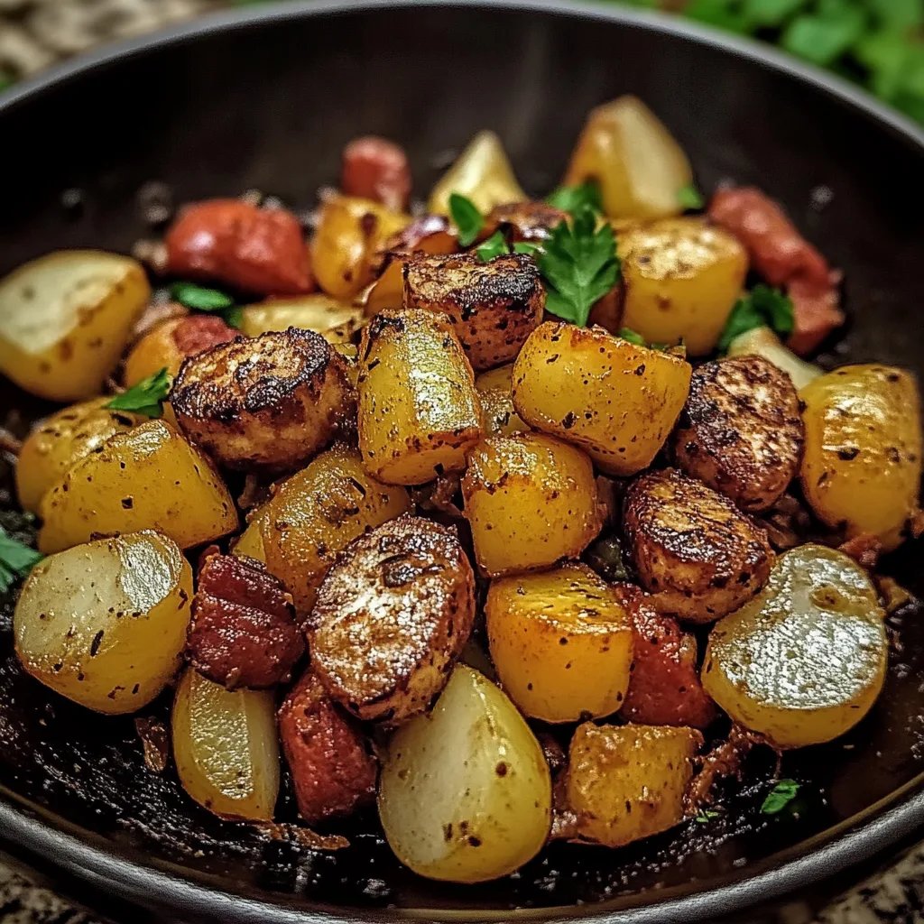 Wurst-Kartoffel-Pfanne: Ein Unglaubliches Ultimatives Rezept für 4 Personen