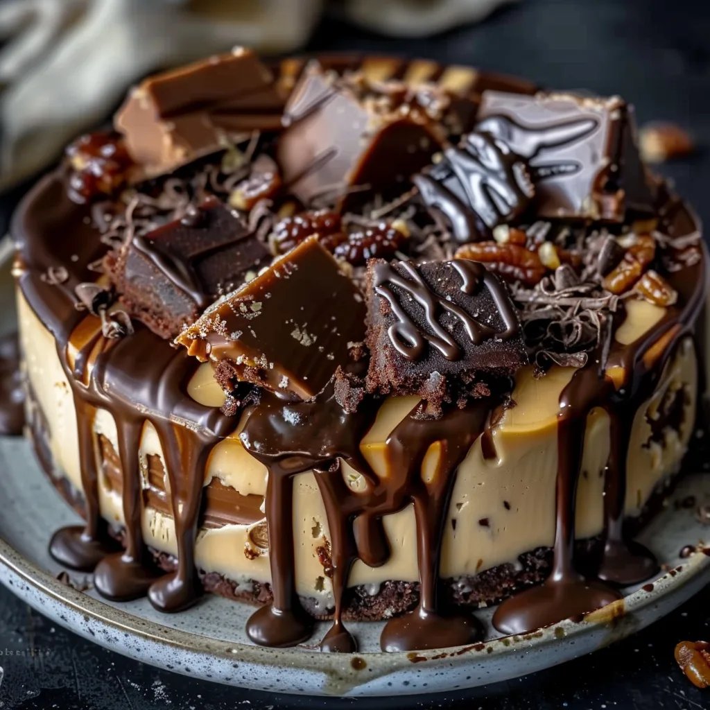 Karamell-Brownie-Käsekuchen