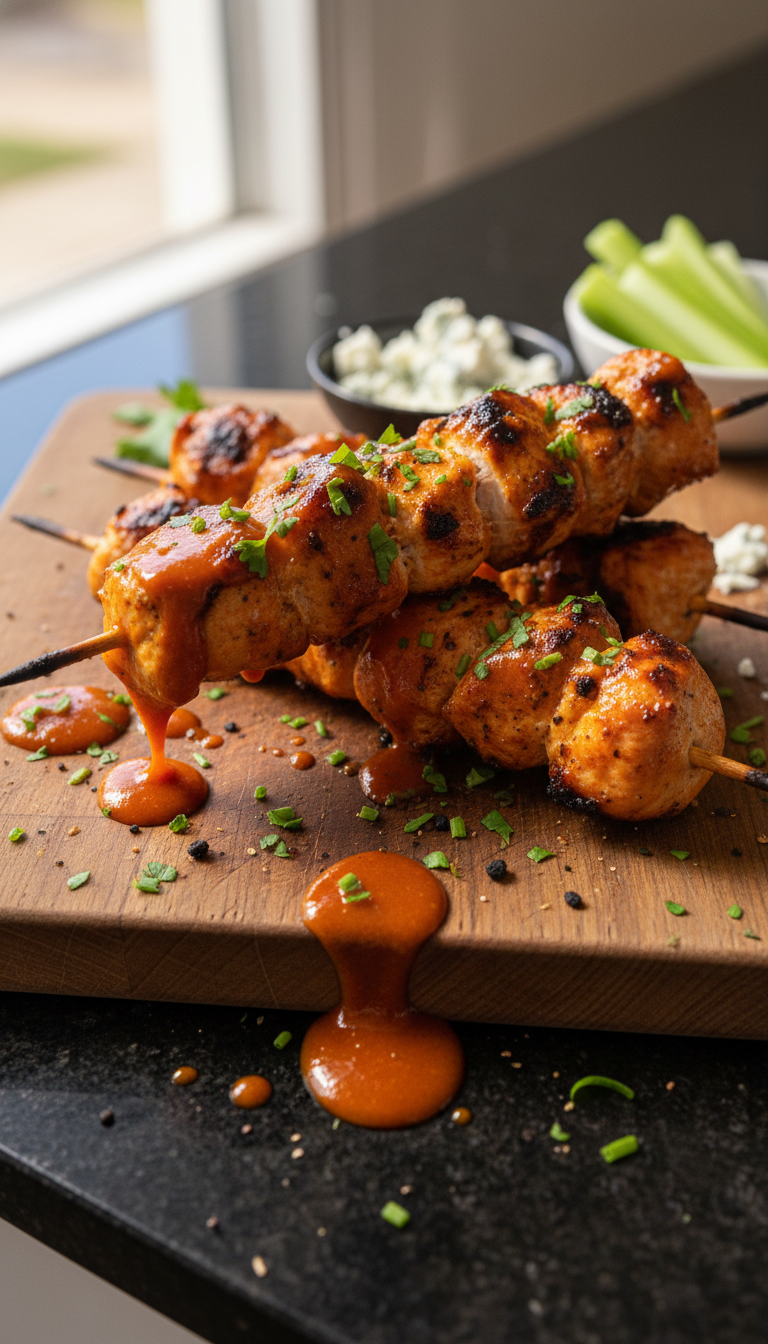 Buffalo Hähnchen Am Spieß​