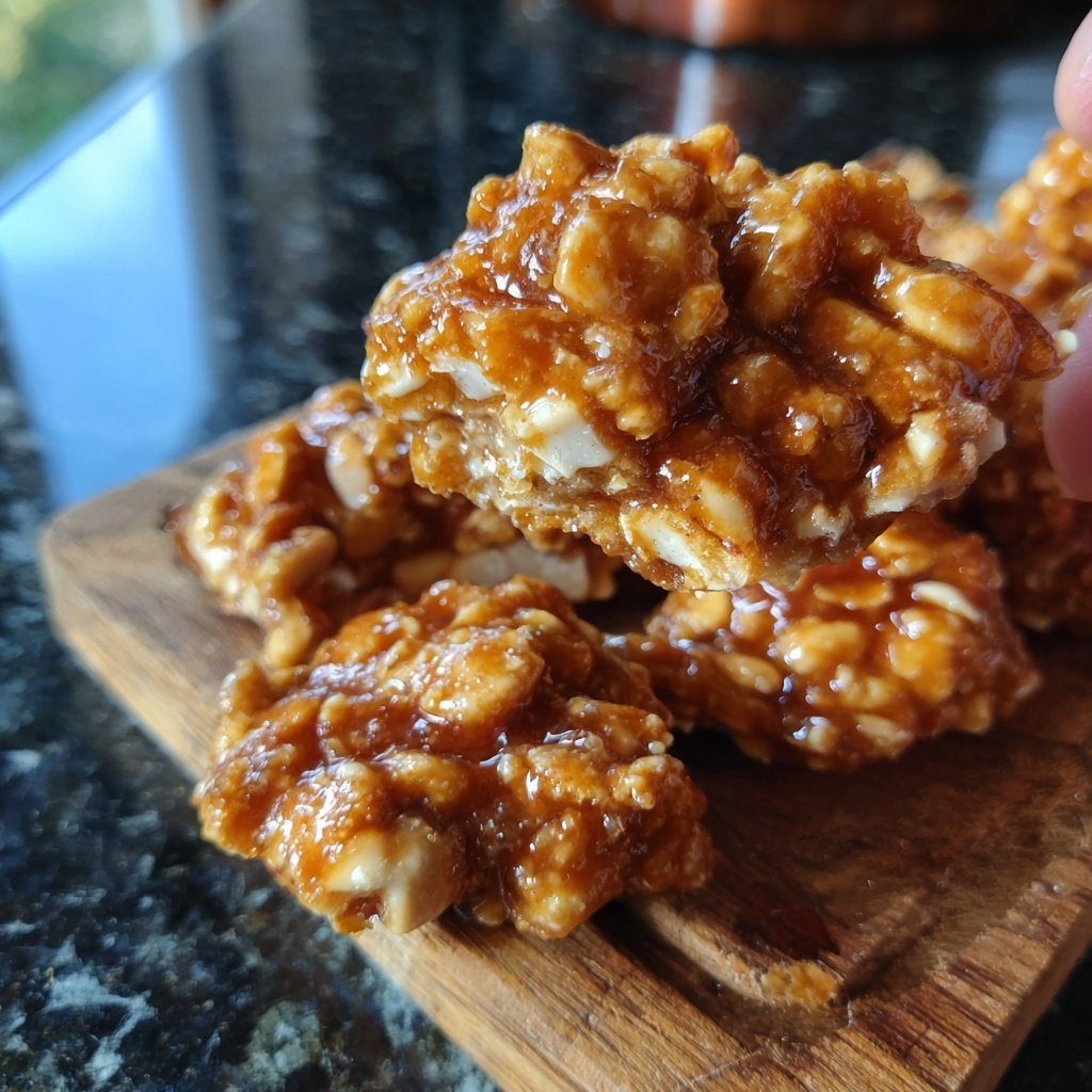 Gebrannte Mandeln mit Ahornsirup-Glasur