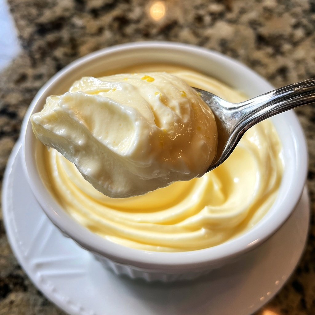 Meyer Zitronen Posset Sahne