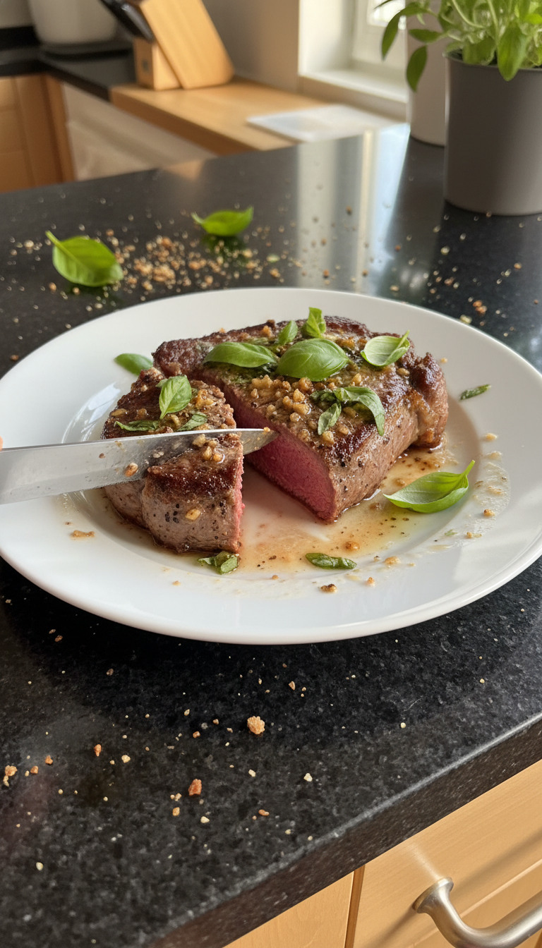 Basilikum Knoblauch Filet Mignon​