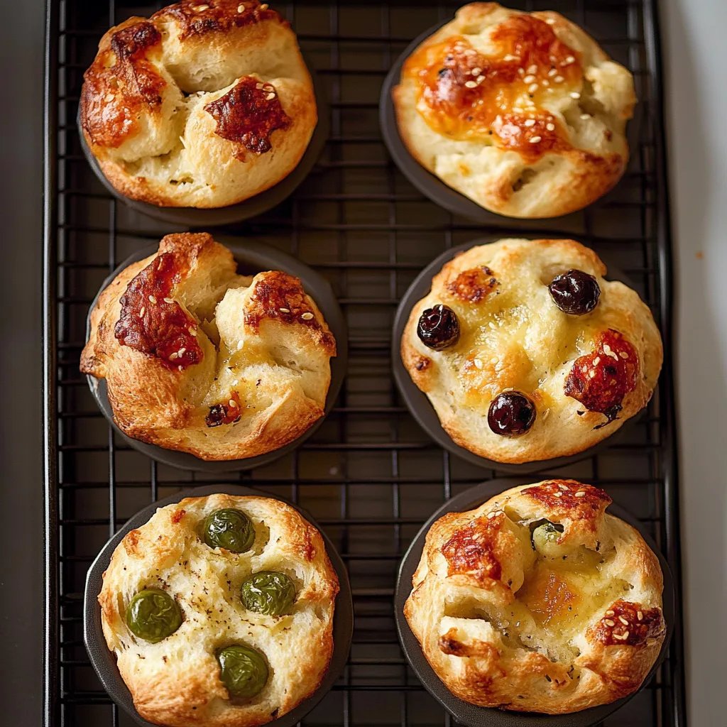 Einfache Focaccia-Muffins: Ein Unglaubliches Ultimatives Rezept für 12 Portionen