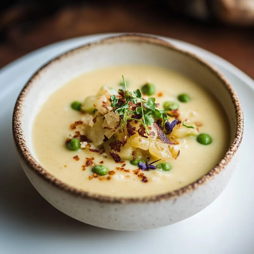 Sauce Velouté vom Appenzeller mit Apfel-Birnen-Chutney