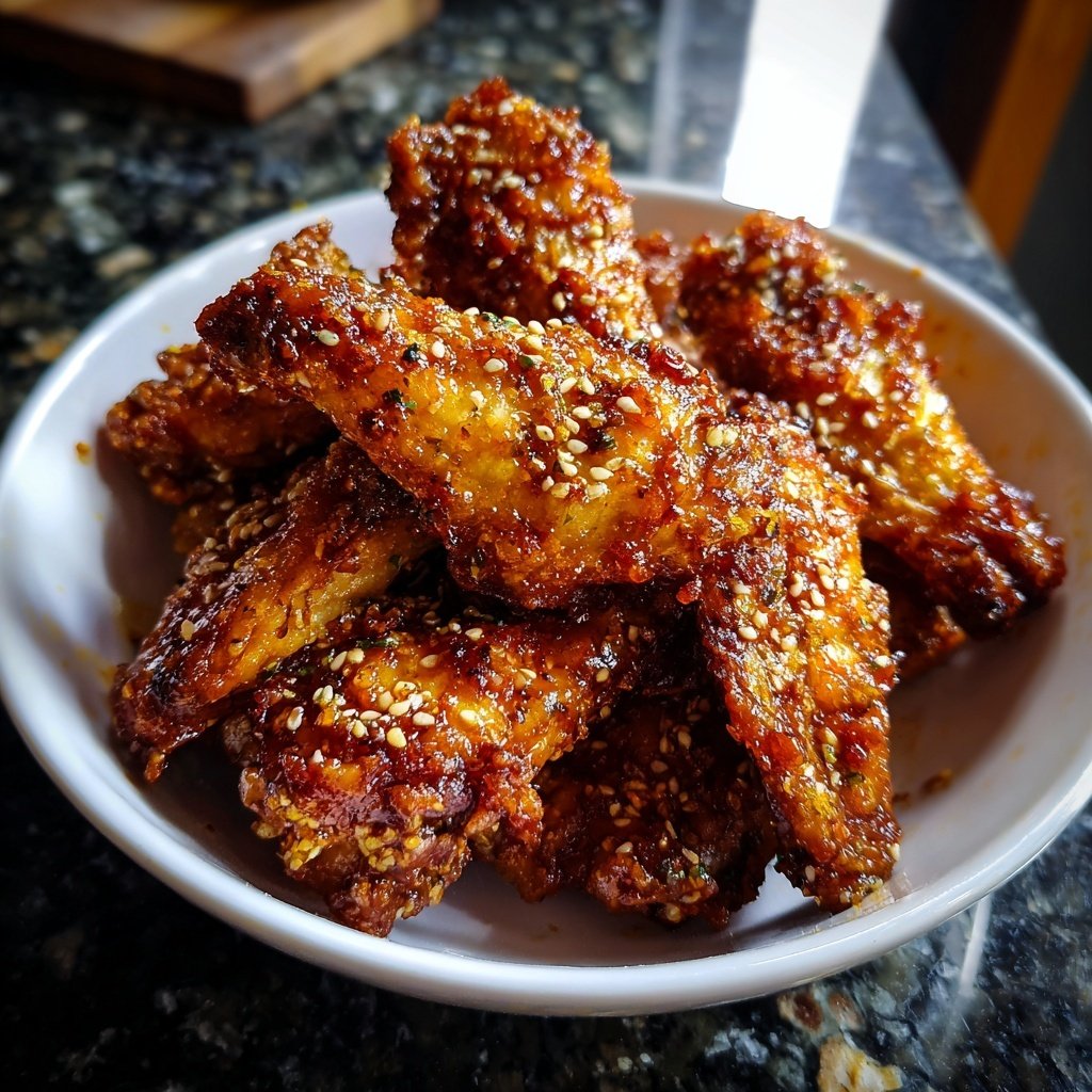 Knusprige Chicken Wings mit Honig