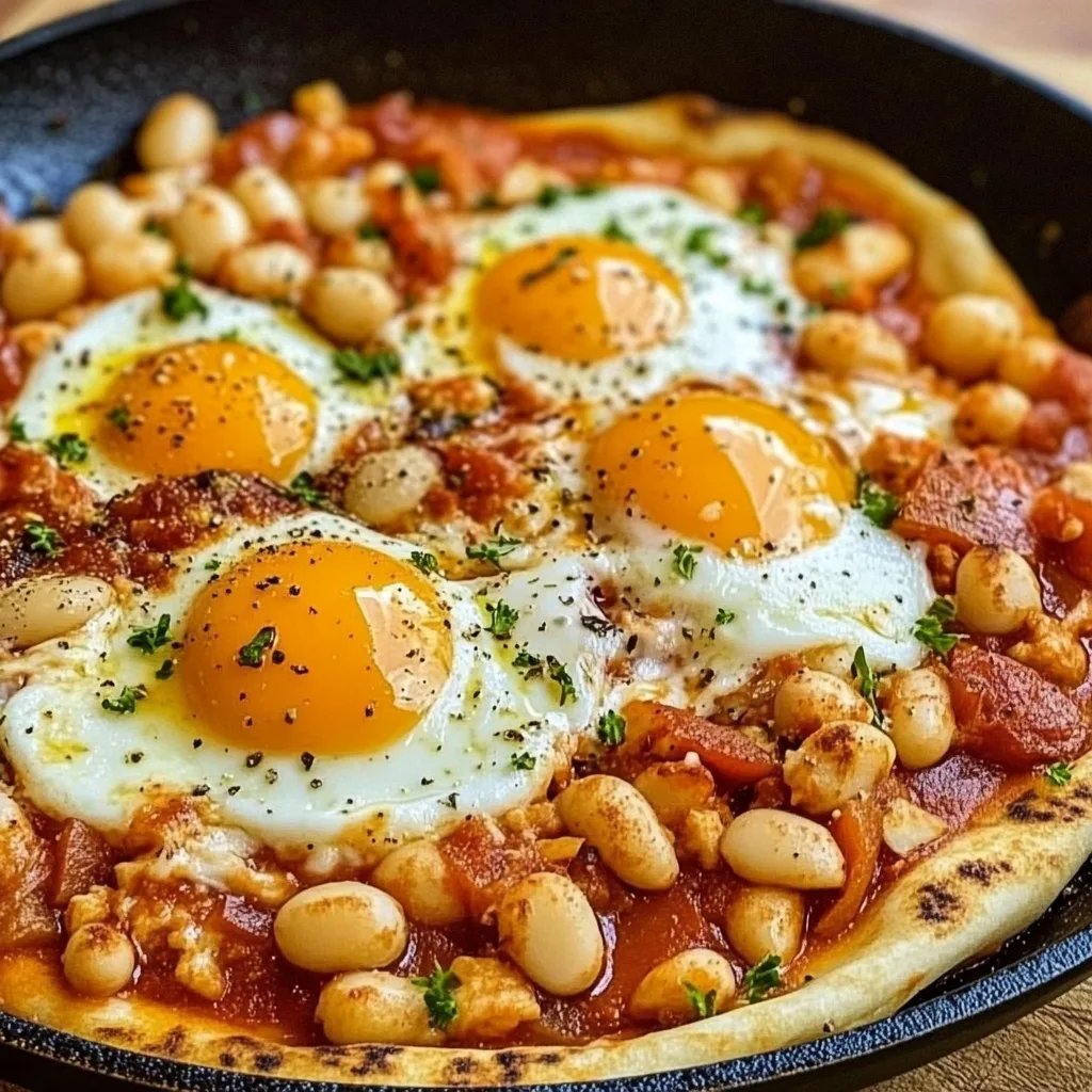 Spanische Bohnen und Eier: Ein Unglaubliches Ultimatives Rezept für 4 Personen