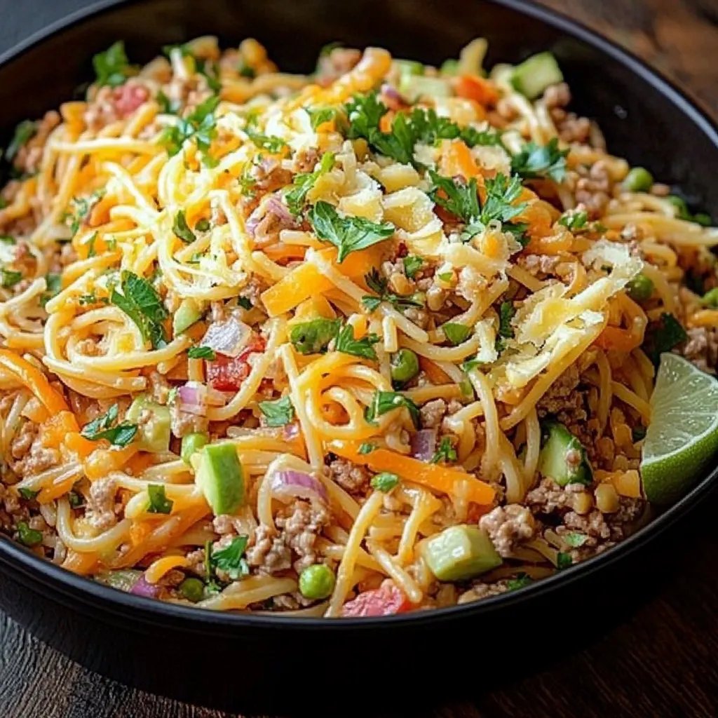 Limetten-Crunch-Nudelsalat: Ein Unglaublicher Ultimativer Genuss für 6 Personen