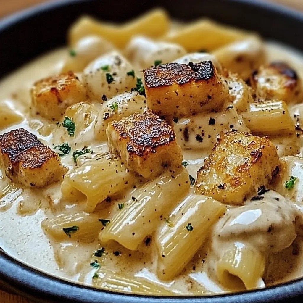 Cremiges Knoblauchbutter-Huhn & Rigatoni in Parmesan: Ein Unglaubliches Ultimatives Rezept