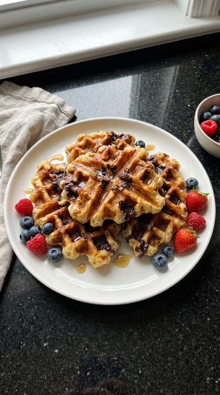 Sauerteig Croissant Waffeln​