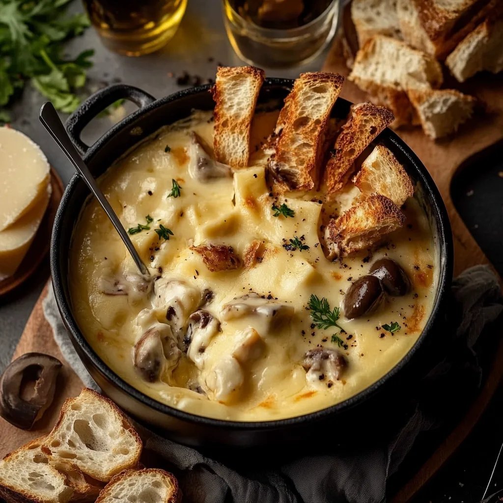 Zwitserse Käsefondue mit italienischer Twist