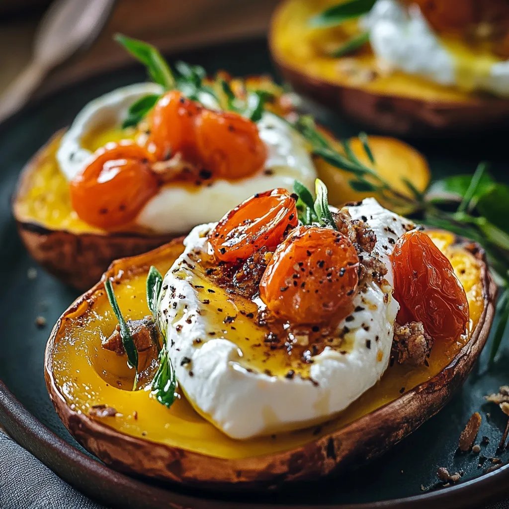 Gefüllte Süßkartoffeln mit Burrata: Ein Unglaublich Ultimatives Rezept