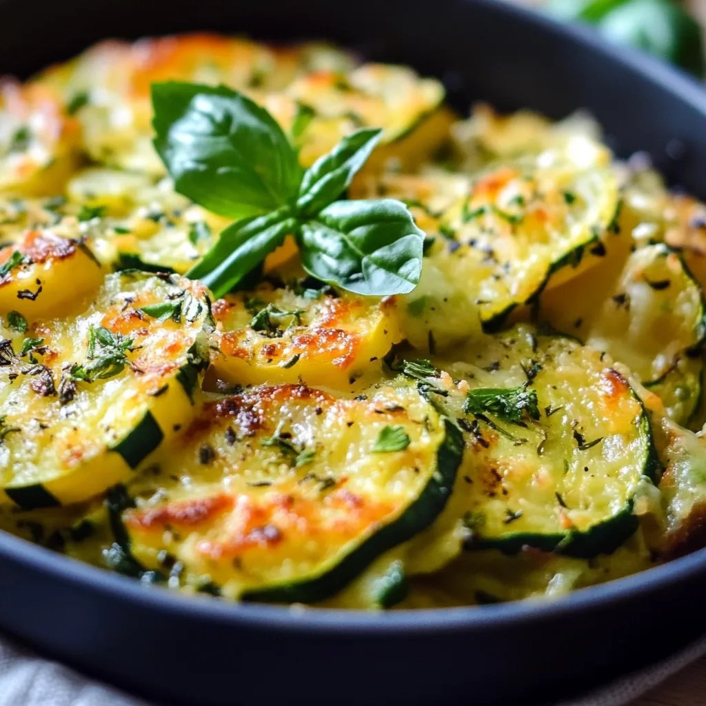 Cremiger Zucchini-Auflauf vegetarisch