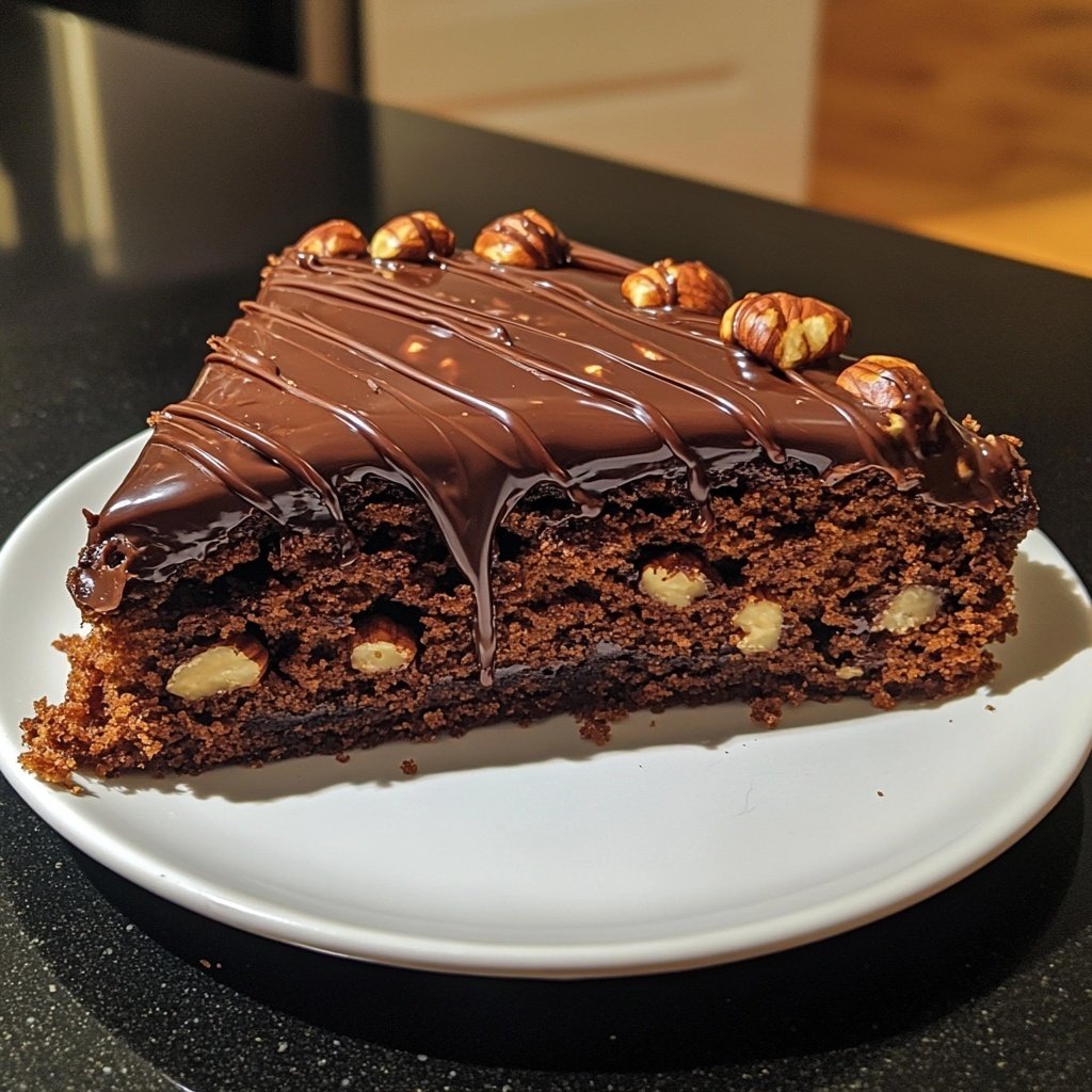 Steinbock Schoko Haselnuss Kuchen
