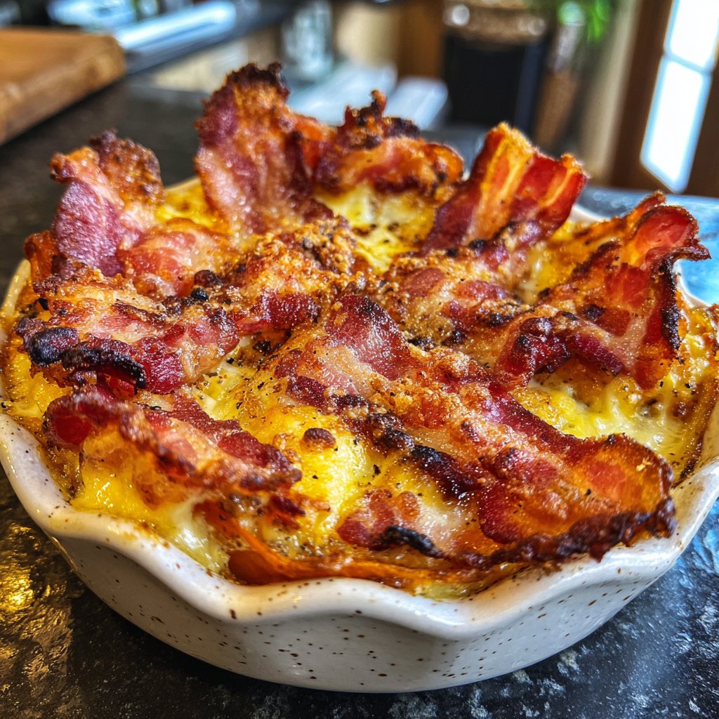 Hähnchen Speck Ranch Süßkartoffel