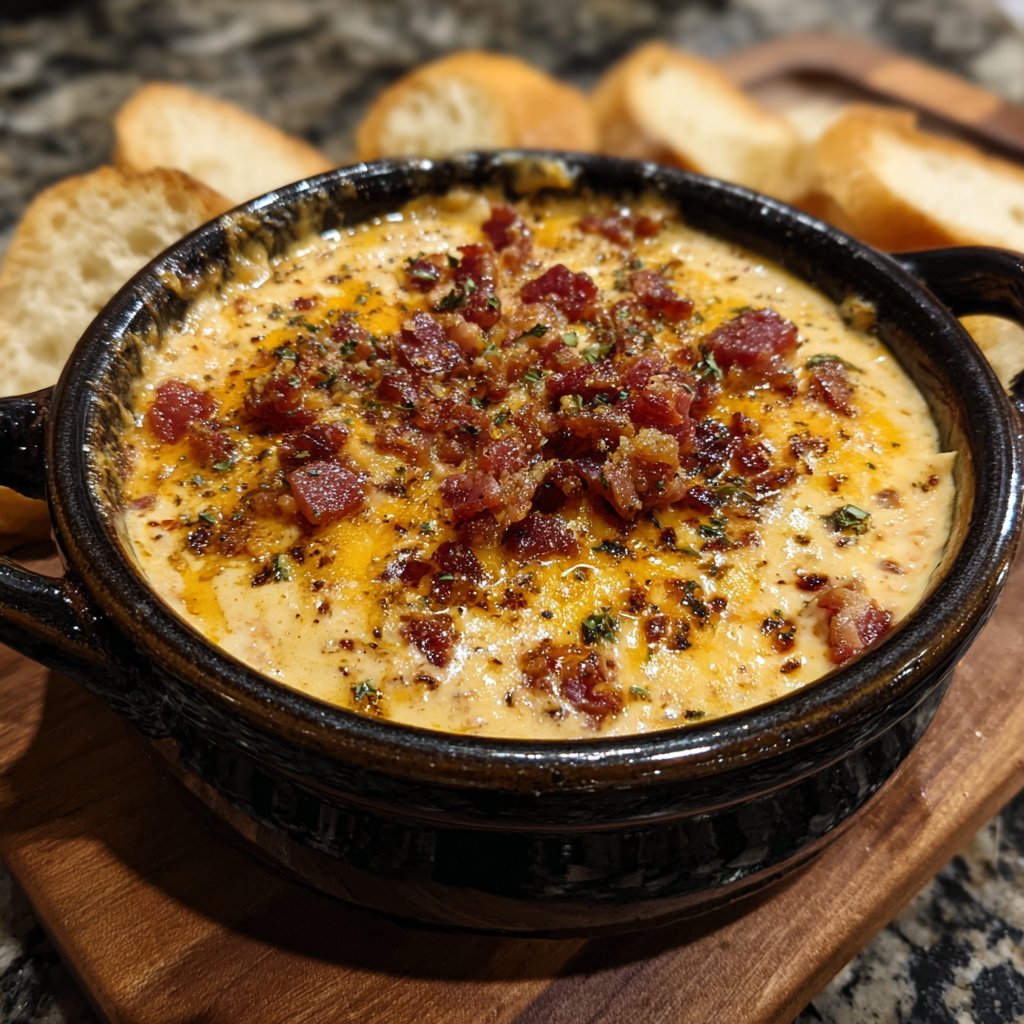 Irischer Cheddar Speck Dip