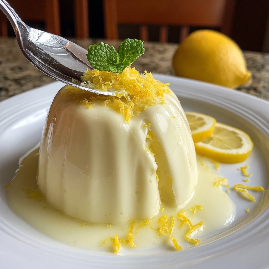 Meyer Zitronen Panna Cotta