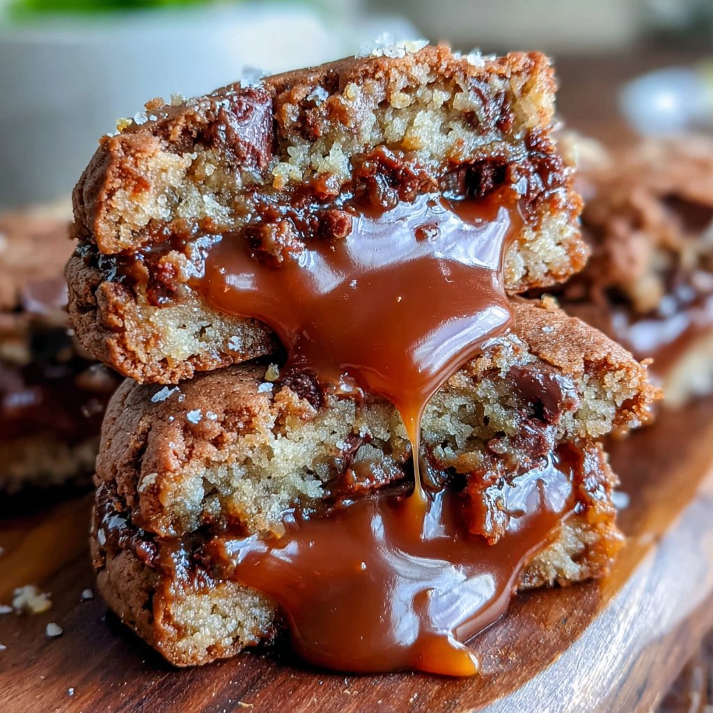 Karamellisierte-Brownie-Kekse-Sandwiches