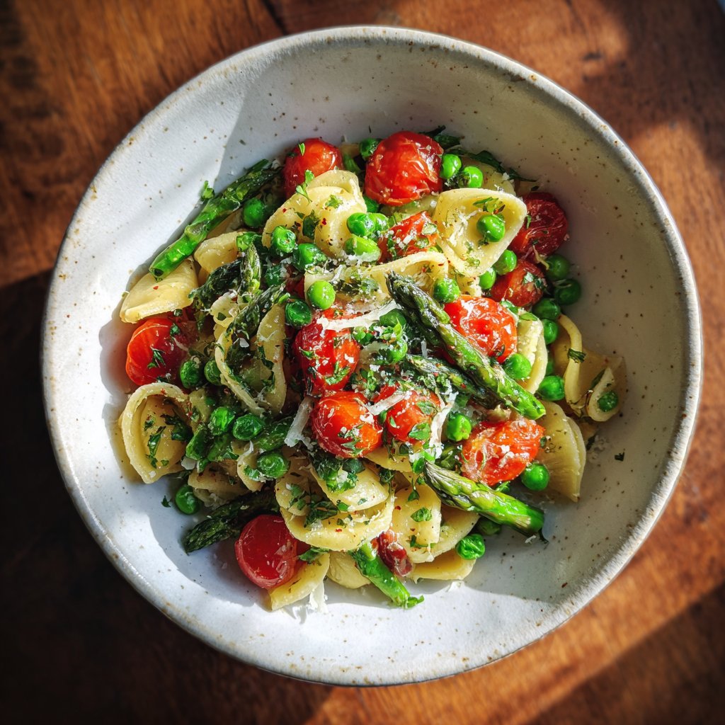 Pasta mit Frühlingsgemüse