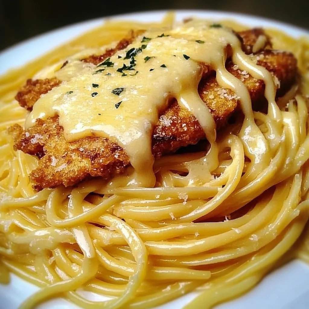 Knuspriges Hähnchen mit cremiger Pasta in 20 Minuten gemacht! Ein unglaublich ultimatives Rezept