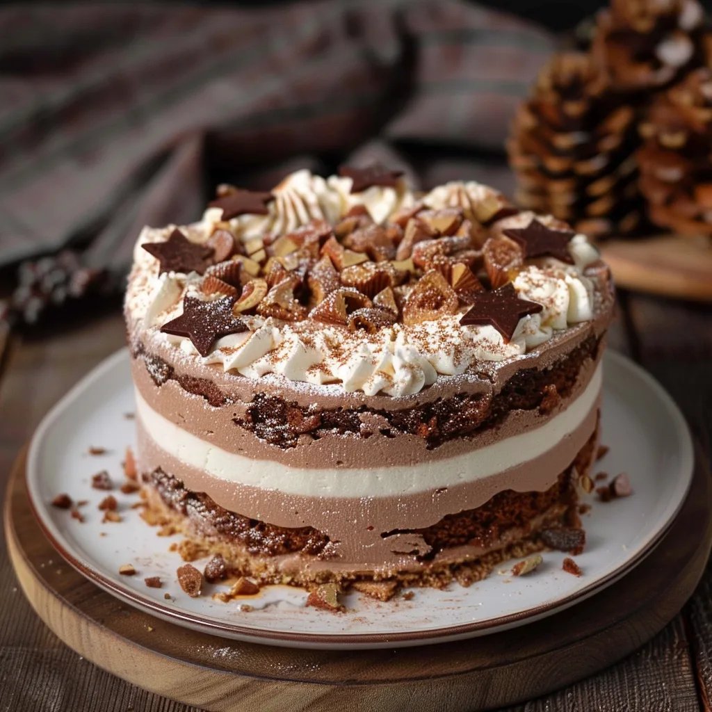 Weihnachtstorte ohne Industriezucker